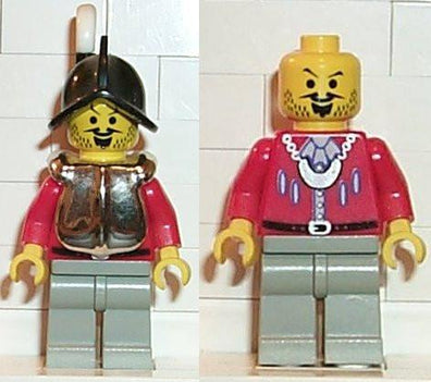 LEGO Minifigure-Imperial Armada - Red - Captain-Pirates / Pirates I / Imperial Armada-PI016-Creative Brick Builders
